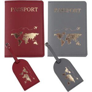 New passport holder mrs and mr, Passport Wallets Travel Holder Set,Honeymoon gif